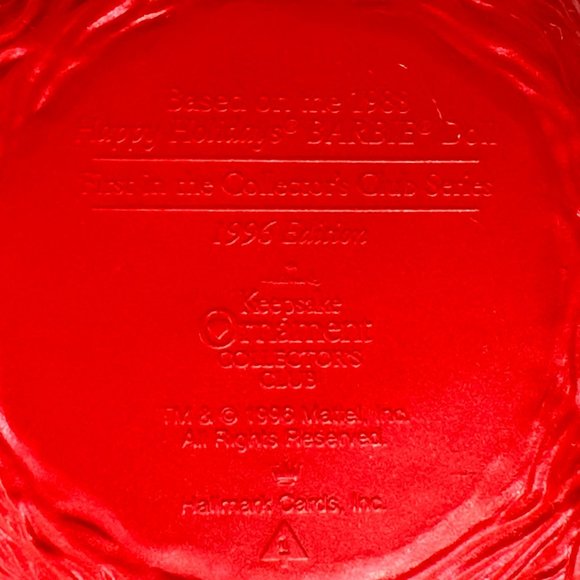 Barbie Vintage 1996 Hallmark/Mattel Holiday or Anytime Figurine or Ornament - Picture 9 of 9